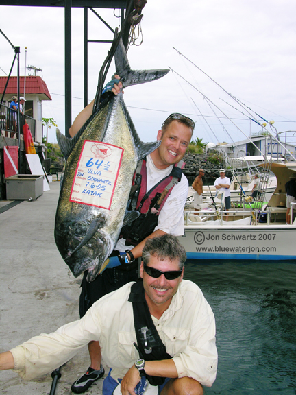 Steve and Jon weighing in at the landing